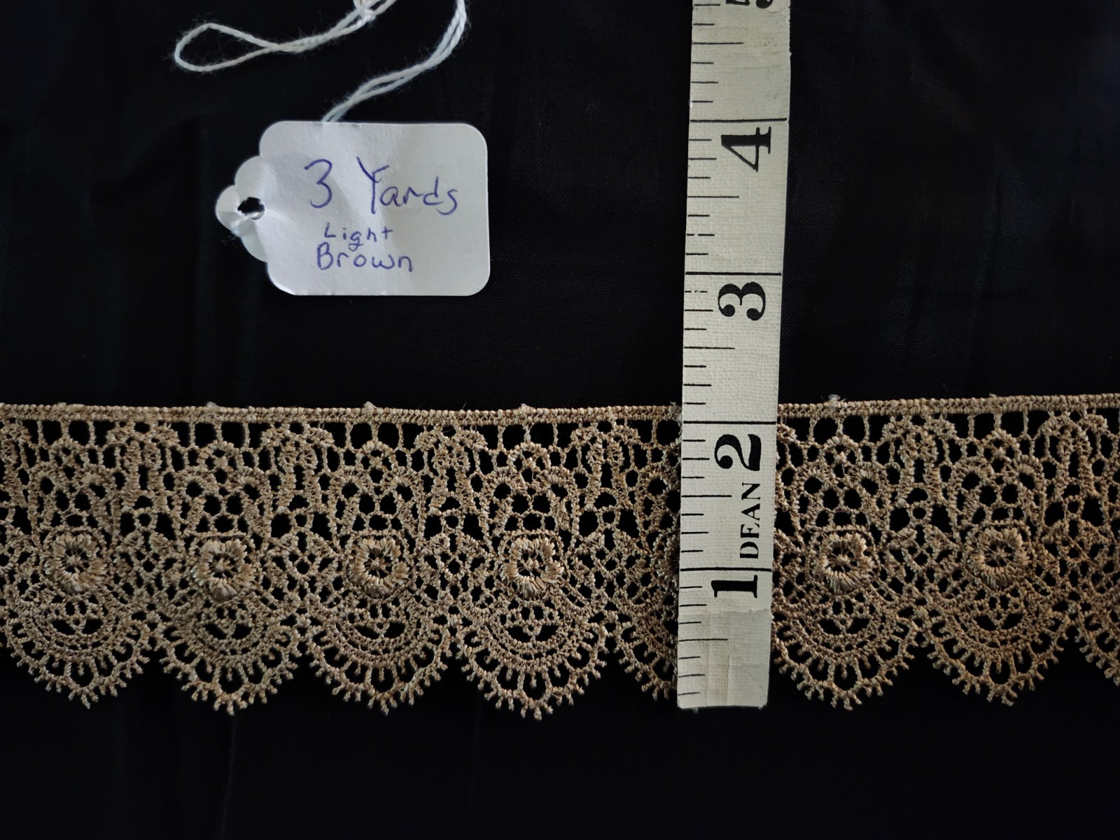 Lot 7 Embroidered Lace Trim 25+ Yards 6 Styles Continuous Pieces Apparel Crafts