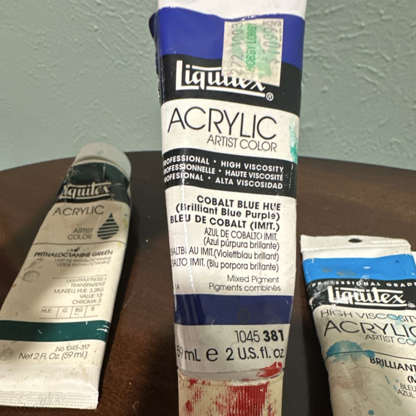 Liquitex High Viscosity Acrylic Artist Color Fine Art Paint Set Multicolor