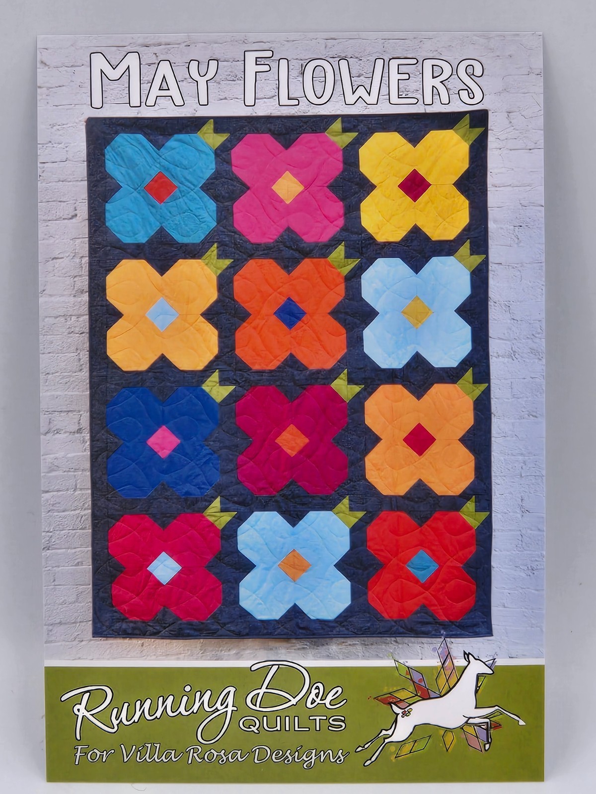 MAY FLOWERS Quilt Pattern by Running Doe Villa Rosa Designs – FQ Friendly