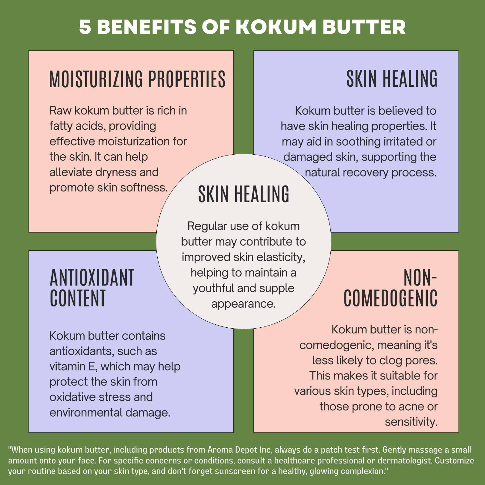 Kokum Butter Premium 100% Pure Raw Cold Pressed Natural 1 oz to 25 lbs