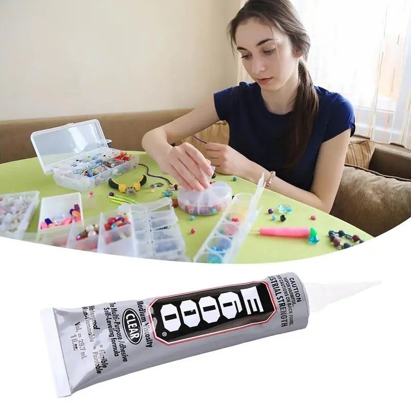 Eclectic E6000 Adhesive Glue, Industrial Strength, White, 800444, 1 fl. oz.