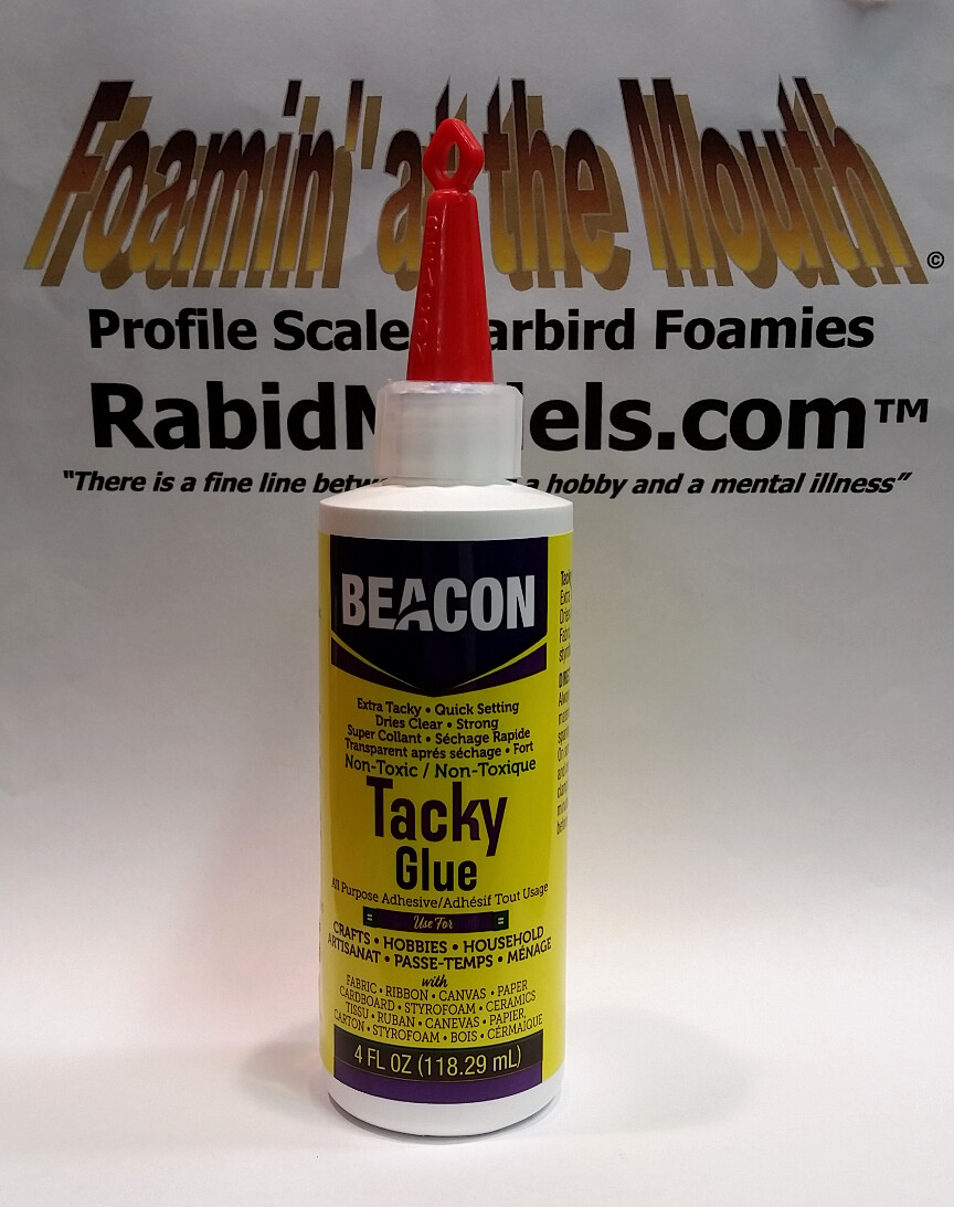 Beacon TACKY GLUE 4oz bottle – inexpensive all-purpose household PVA adhesive