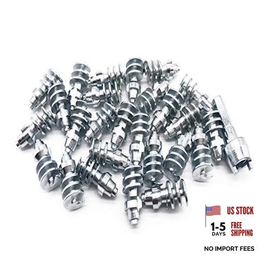 100PCS Steel Body MS1911 (11×22.8mm) Screw in Tire Studs