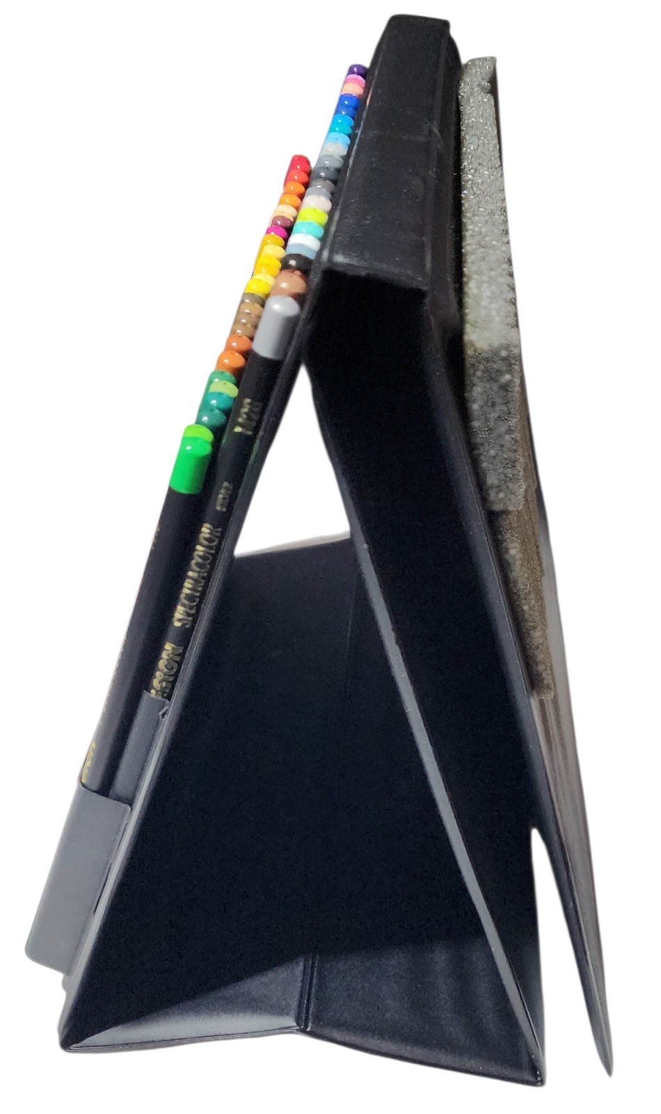 Vintage 60 Piece Design Spectracolor Colored Pencils in Folding Easel Case