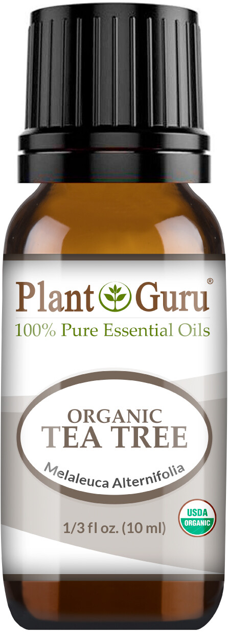 Organic Tea Tree Essential Oil 10 ml. USDA Certified Therapeutic Grade 100% Pure