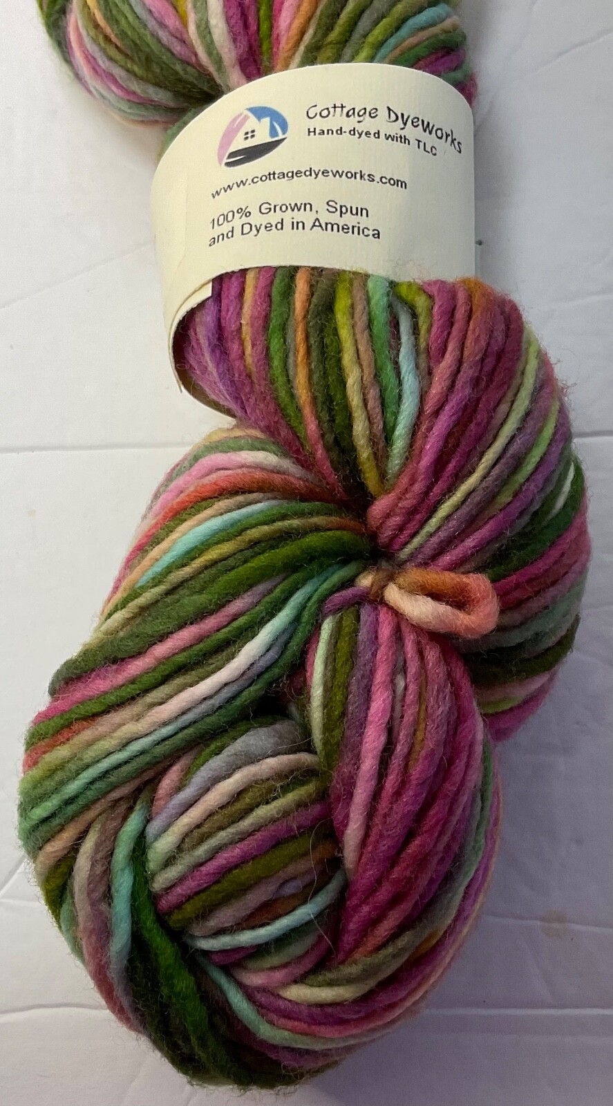 Cottage Dyeworks New Harmony Yarn Unit of 1 Symphony Greens/Pinks