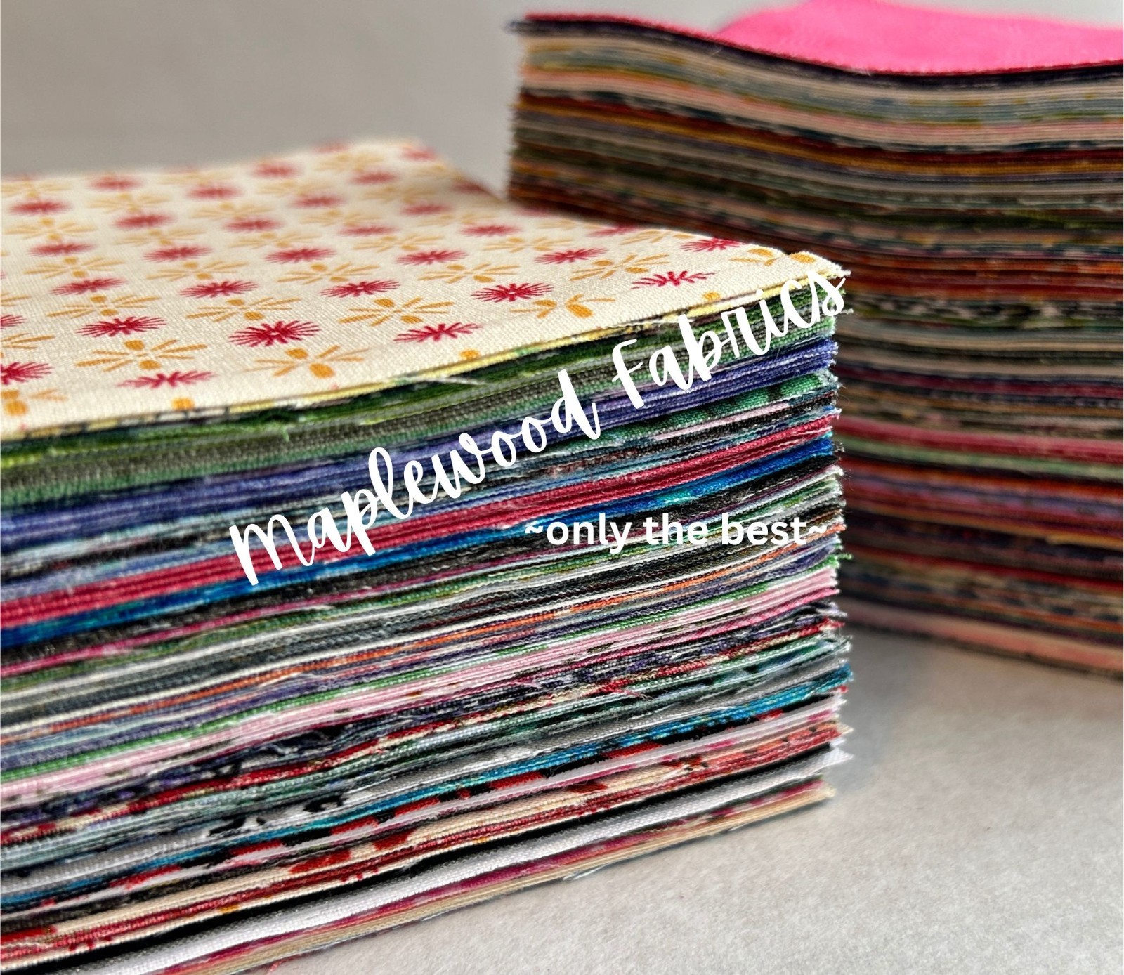 Lot of 50 5″ X 5″ SQUARES *Precut* 100% Cotton Fabric NO DUPLICATES!
