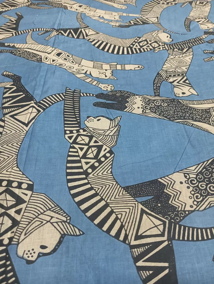 25 Yard Indian Cotton Handmade Print Fabric Sanganeri Hand Block Printed Fabric
