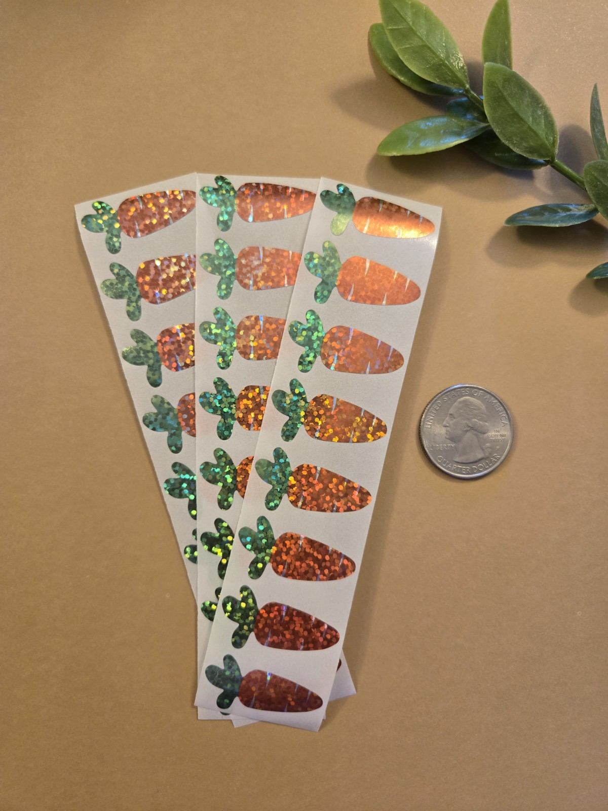 24 Easter Stickers/Spring Stickers/Carrot Stickers/Scrapbooking Stickers