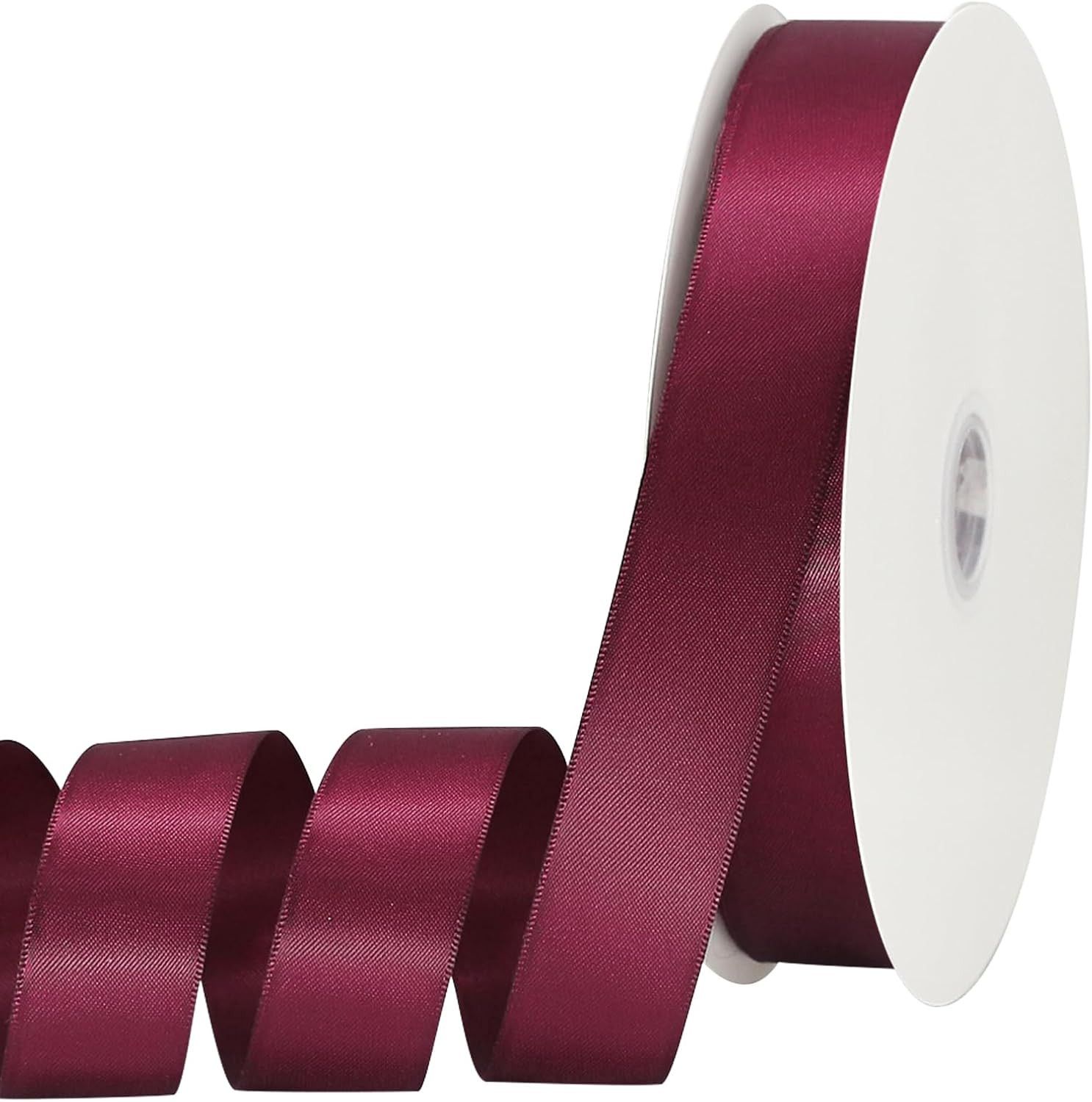 Double Faced Satin Ribbon 1 Inch X 65 Yards Solid Color Ribbon for Gift Wrapping