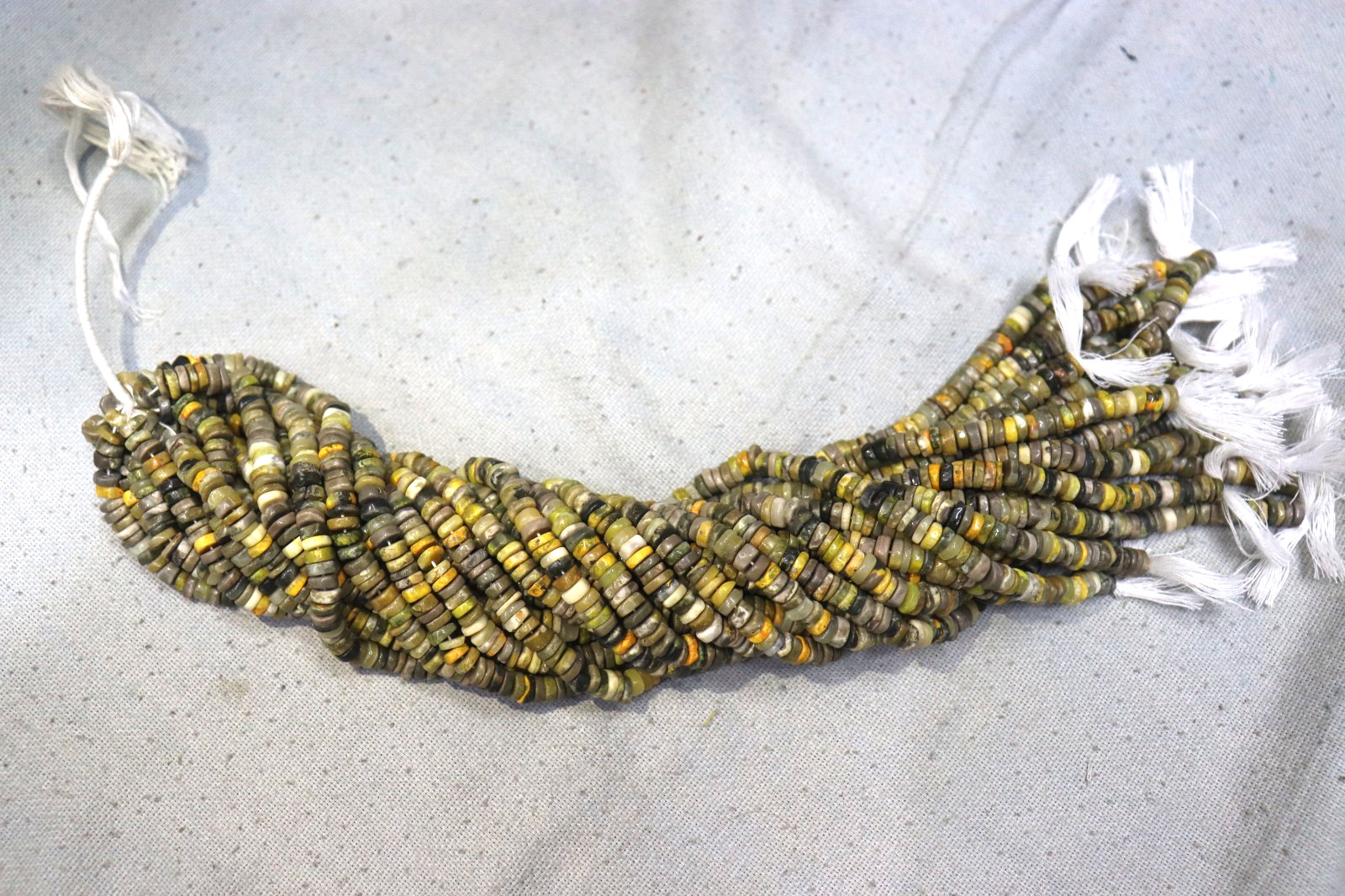 Natural BumbleBee Jasper Rondelle Beads 4 to 6mm 13” Strand Gemstone Beads