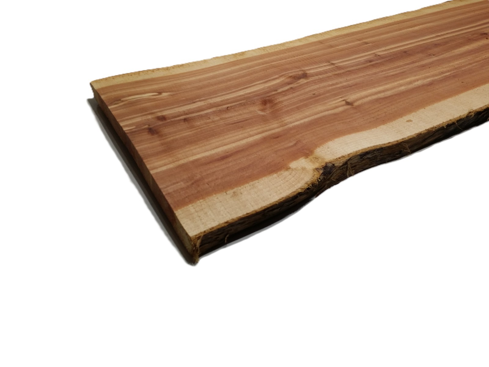 1 LARGE Aromatic Red Cedar Wall Live Edge Slab .75″T x 15-17″W x 49″L SHIPs FREE