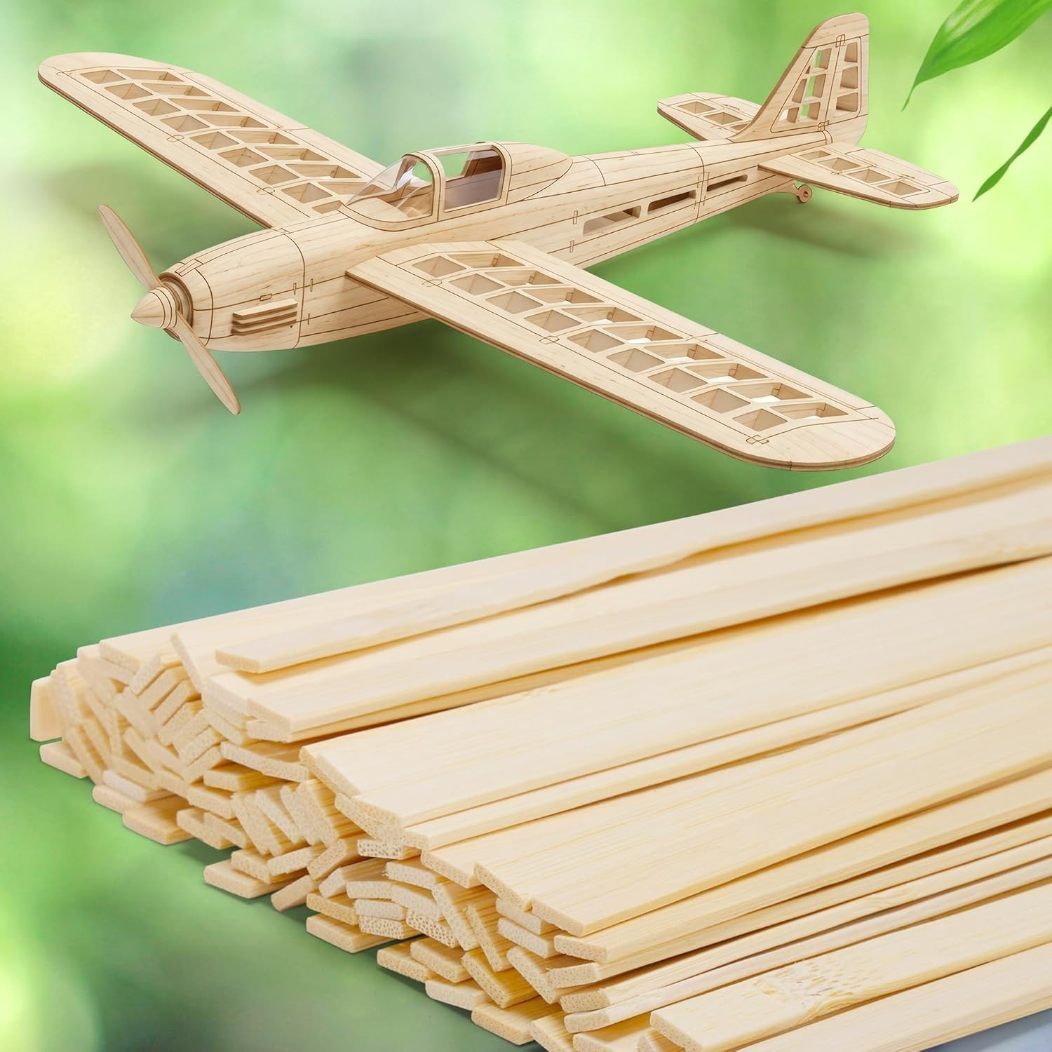 Eco-Friendly Bamboo Craft Sticks – 30 Extra Long Sticks for Handmade Creations