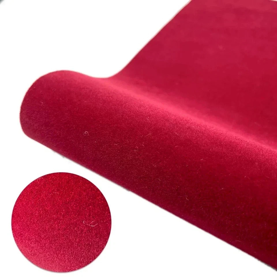 Self Adhesive Faux Suede Fabric Wrap Film Sticker Stretch Diy Car Interior Craft