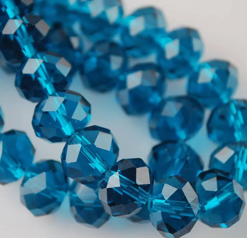 4mm 6mm 8mm 10mm 12mm Rondelle crystal Loose spacer beads Jewelry Making Crafts