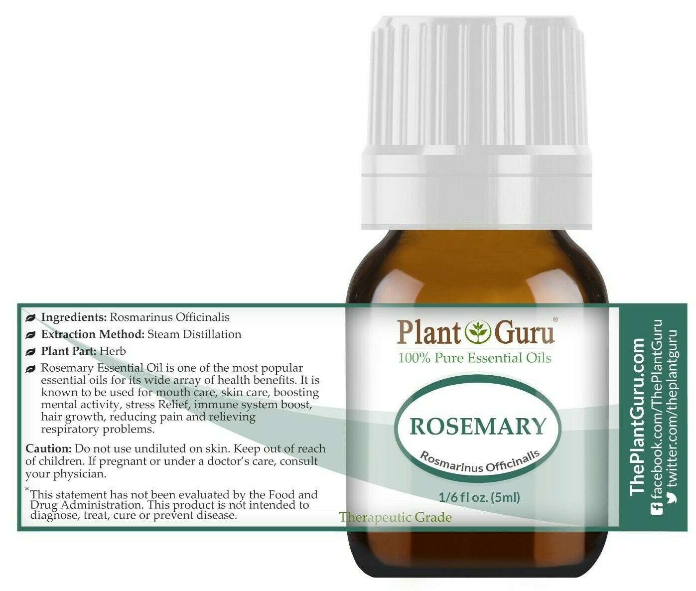 Essential Oil Set 10 – 5 ml. 100% Pure Natural Therapeutic Grade Oils Lot