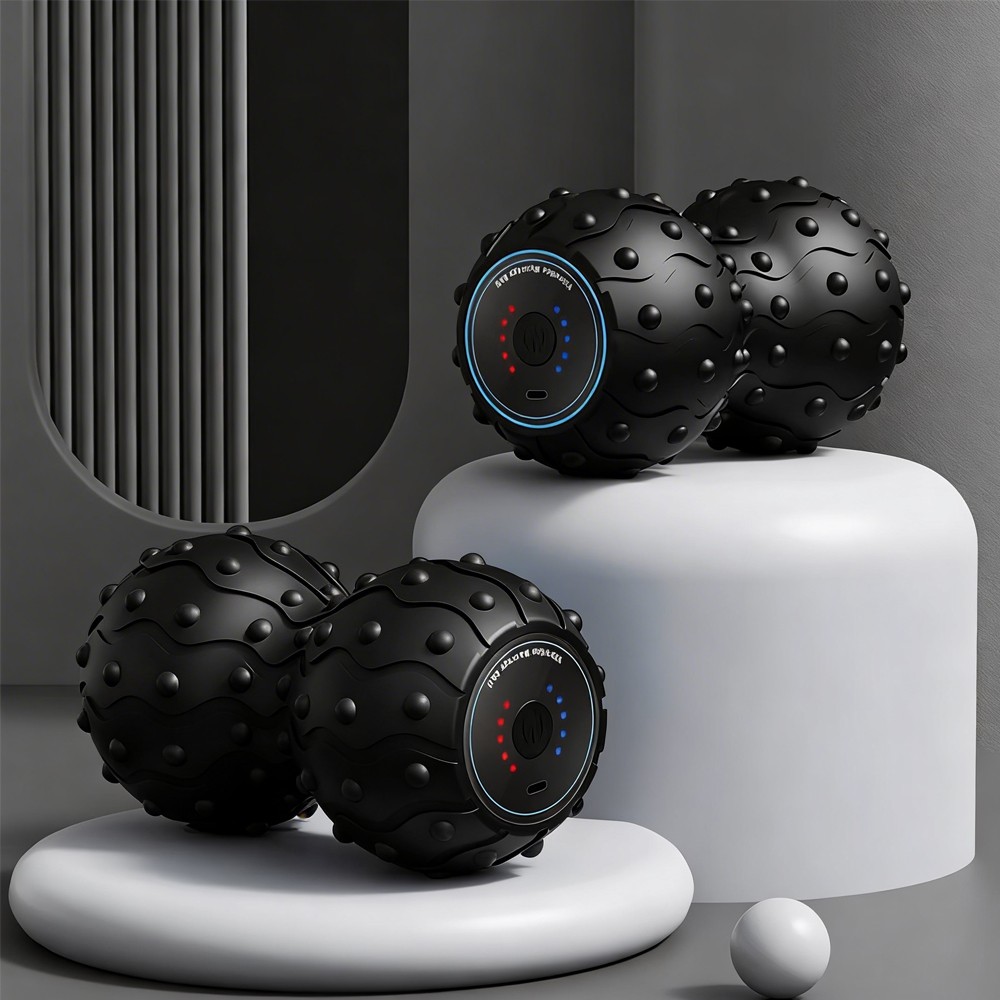 5-Speed Vibrating Massage Ball – Peanut Massager and Vibrating Foam Roll APL