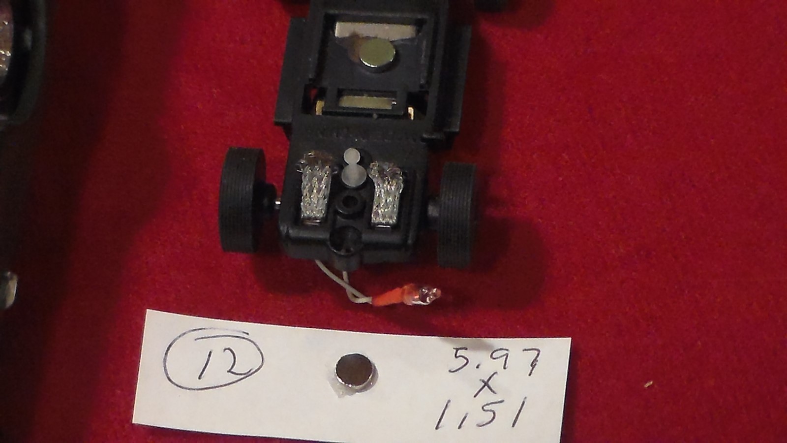1/24 1/32 1/43 Slot Car UNIVERSAL 6ea RareEarth MAGNETS #12 5.9mm x 1.5mm