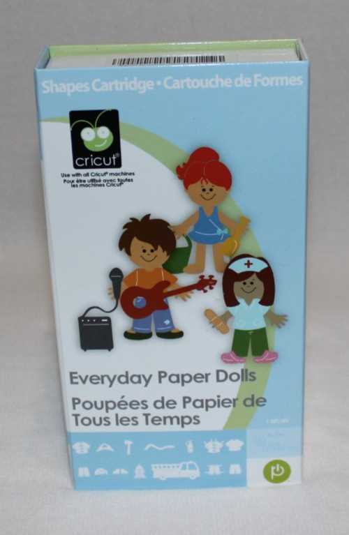 Cricut Cartridge Everyday Paper Dolls Complete Set 29-1042 Link Status Unknown