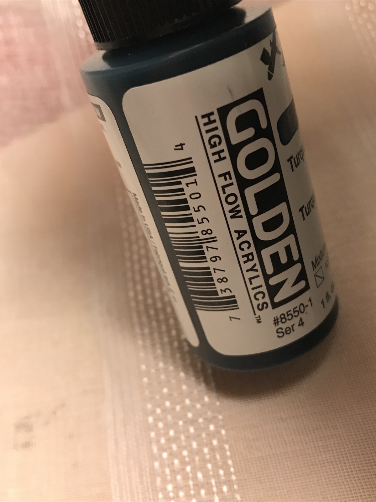 Golden High Flow Acrylic 1oz Turquoise Mixture Airbrush Pen Paint Marker Brush