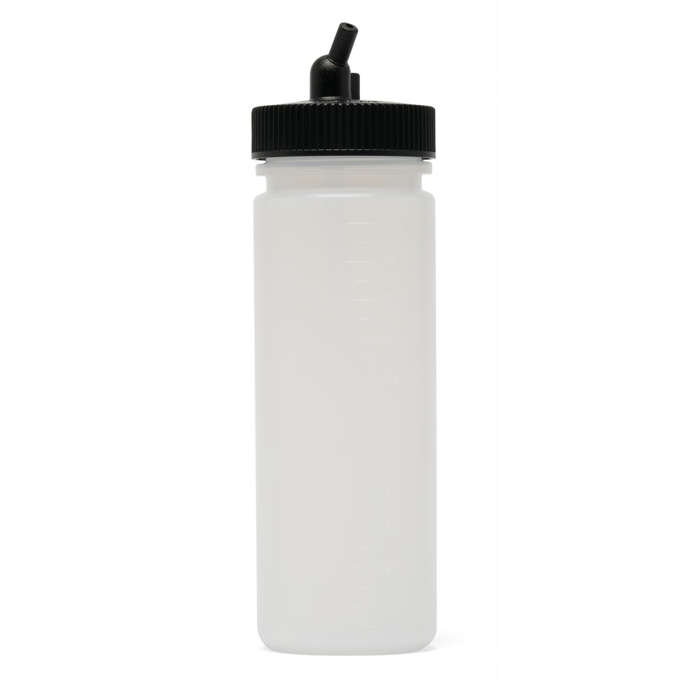 IWATA Big Mouth Airbrush Bottle 4 oz / 118 ml Cylinder With 38 mm Adaptor Cap