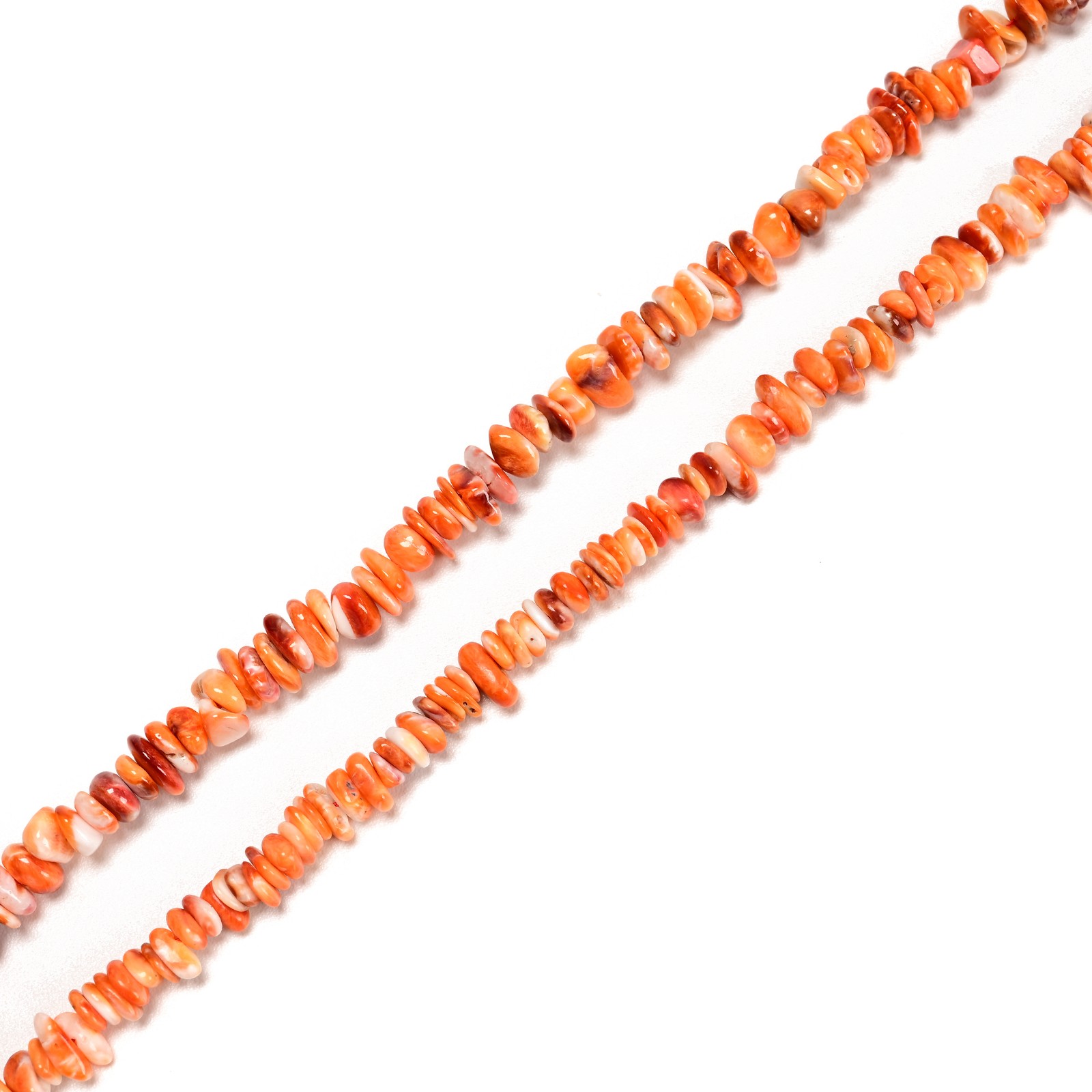 Natural Spiny Oyster Chips Shape Beads Size 5-6mm 7-8mm 8-10mm 16″ Strand