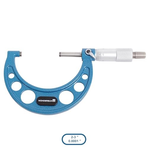 4 Pcs Outside Micrometer Set, 4-piece Set (0-1″/1-2″/2-3″/3-4″ Range)