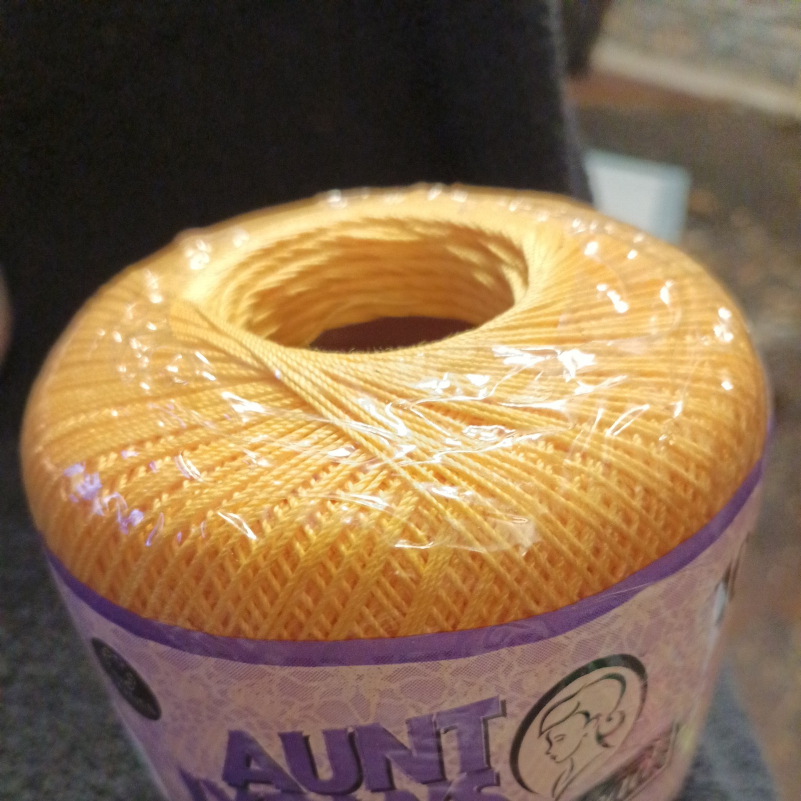 2.9 Oz Aunt Lydia ~ (0421-Goldenrod) – Crochet Thread – Classic Size 10