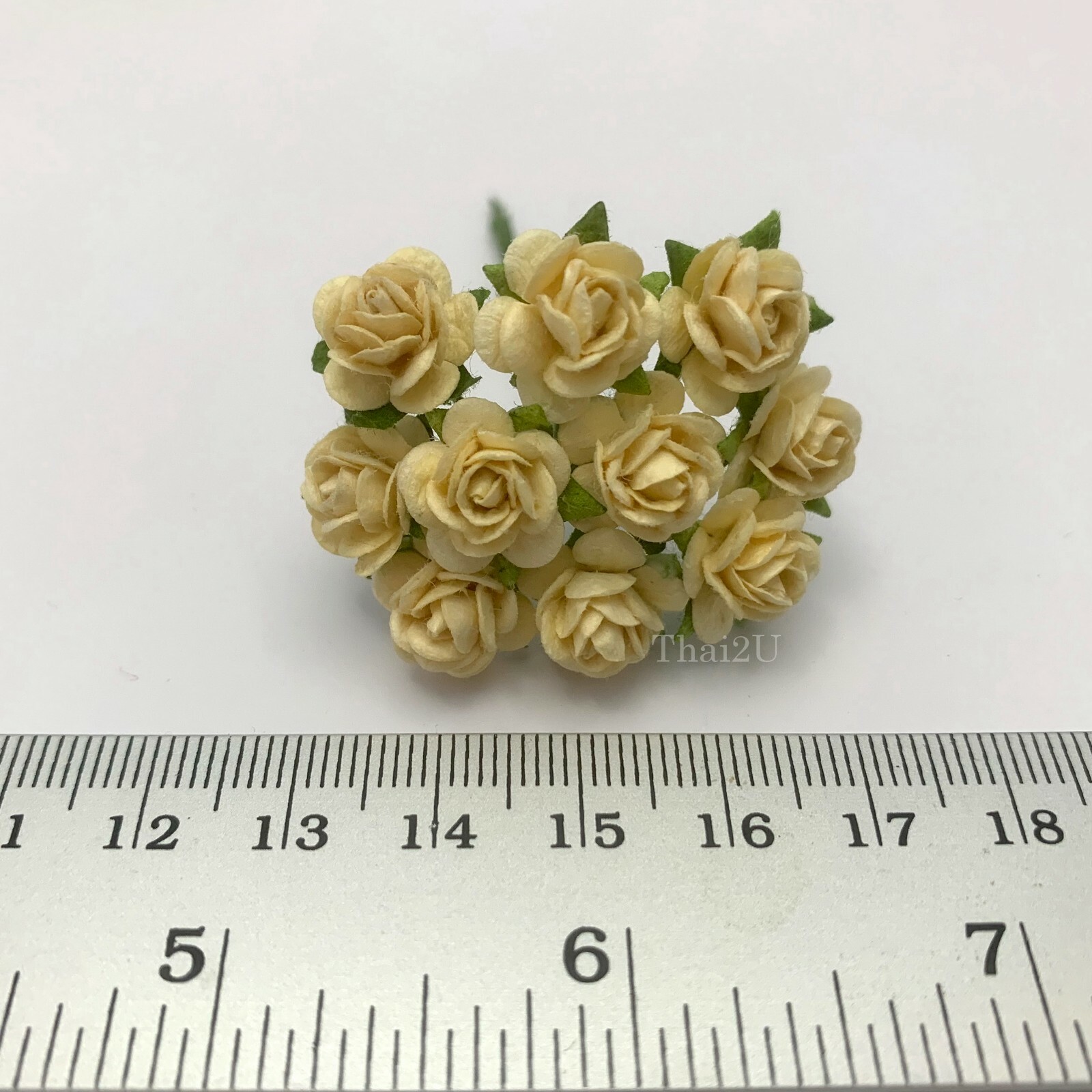 5/8″ or1.5cm Pastel Open Paper Flower Wedding Scrapbook Baby Shower Rose R8-426