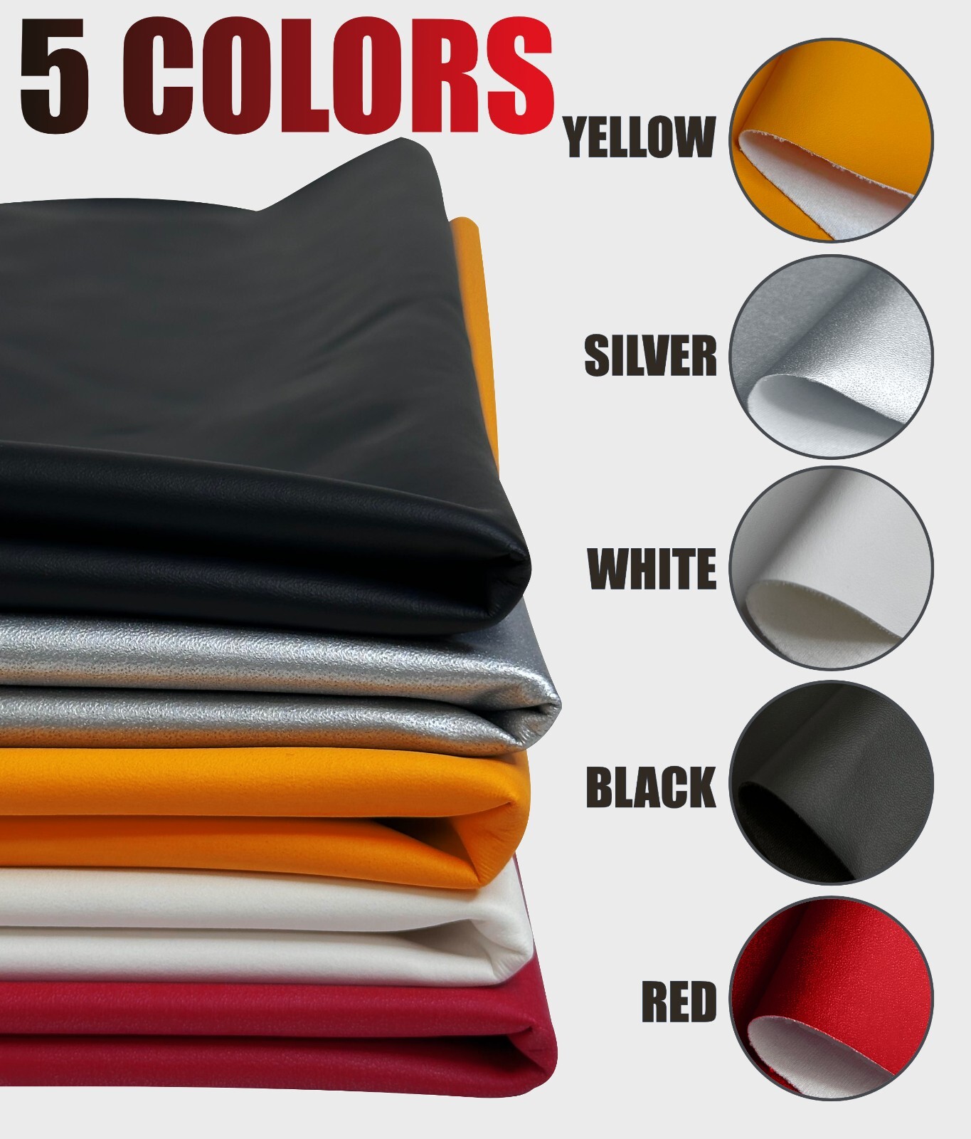 4-Way Stretch Vinyl Clothing Fabric, PU Faux Leather 54″ SBY, Garment Bodysuit