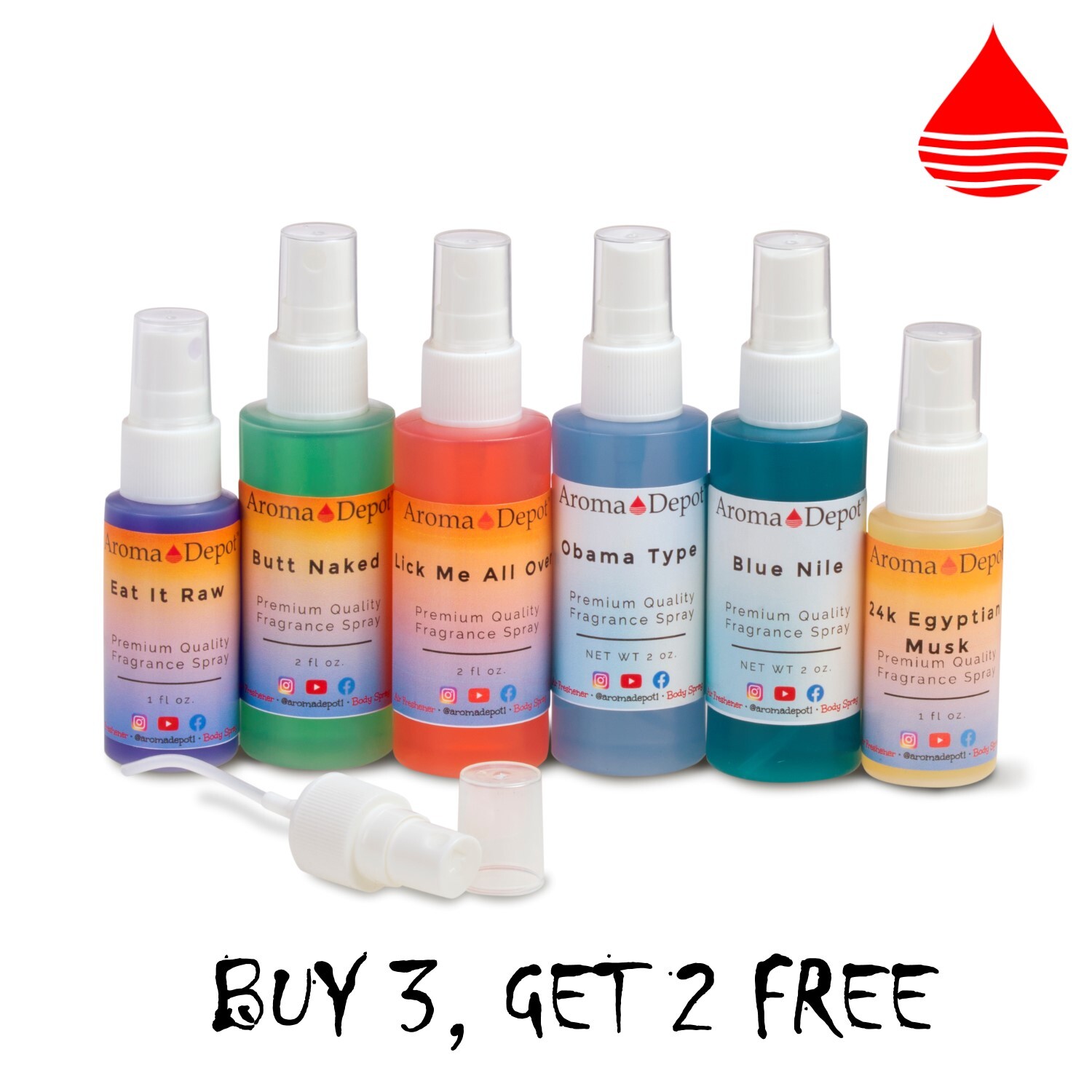 1 oz. Perfume / Cologne SPRAY Mist Scented Fragrance Body Oil Designer Type