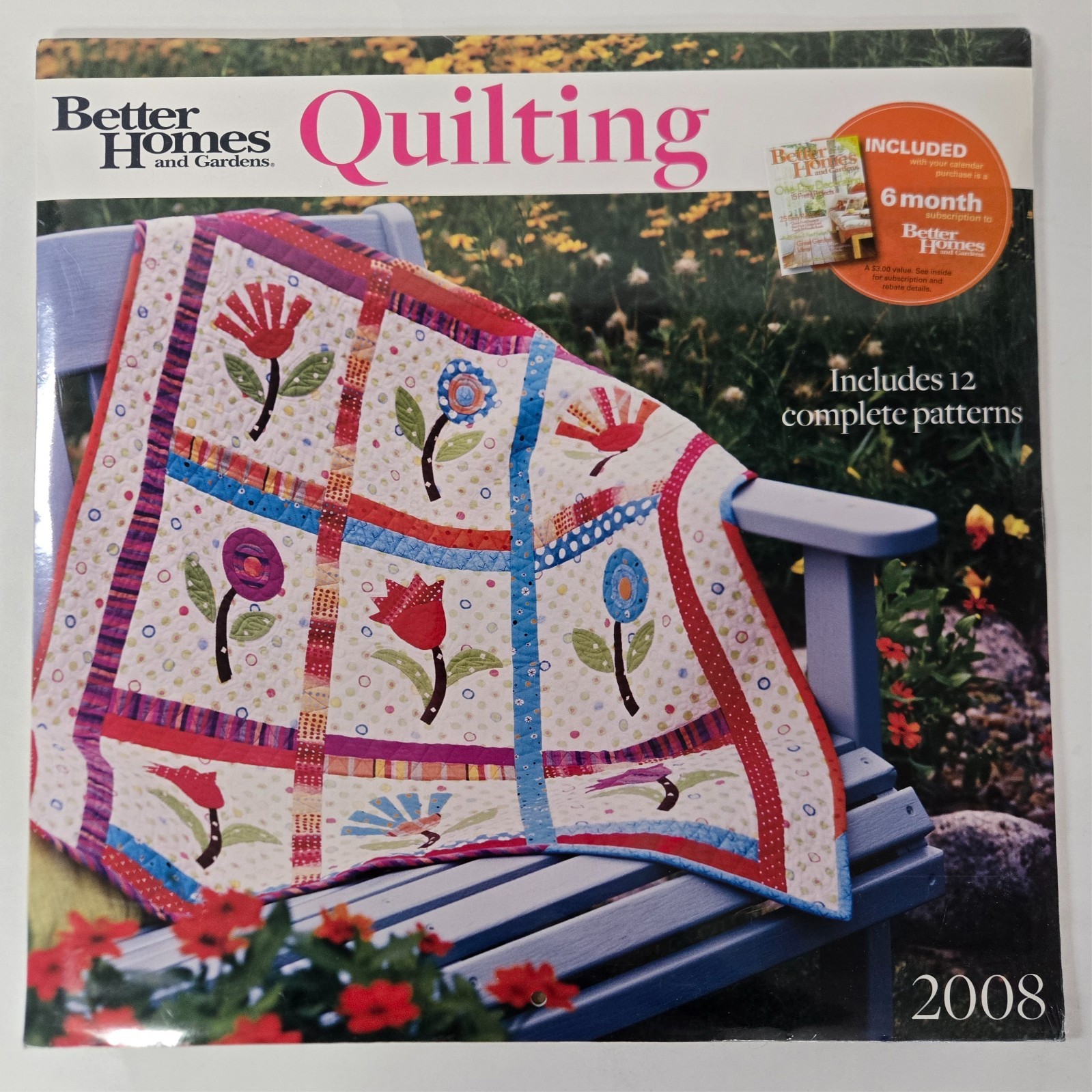 8 SEALED American Patchwork Quilting Calendars 2008-2021 BH&G ~ 12 Patterns Each