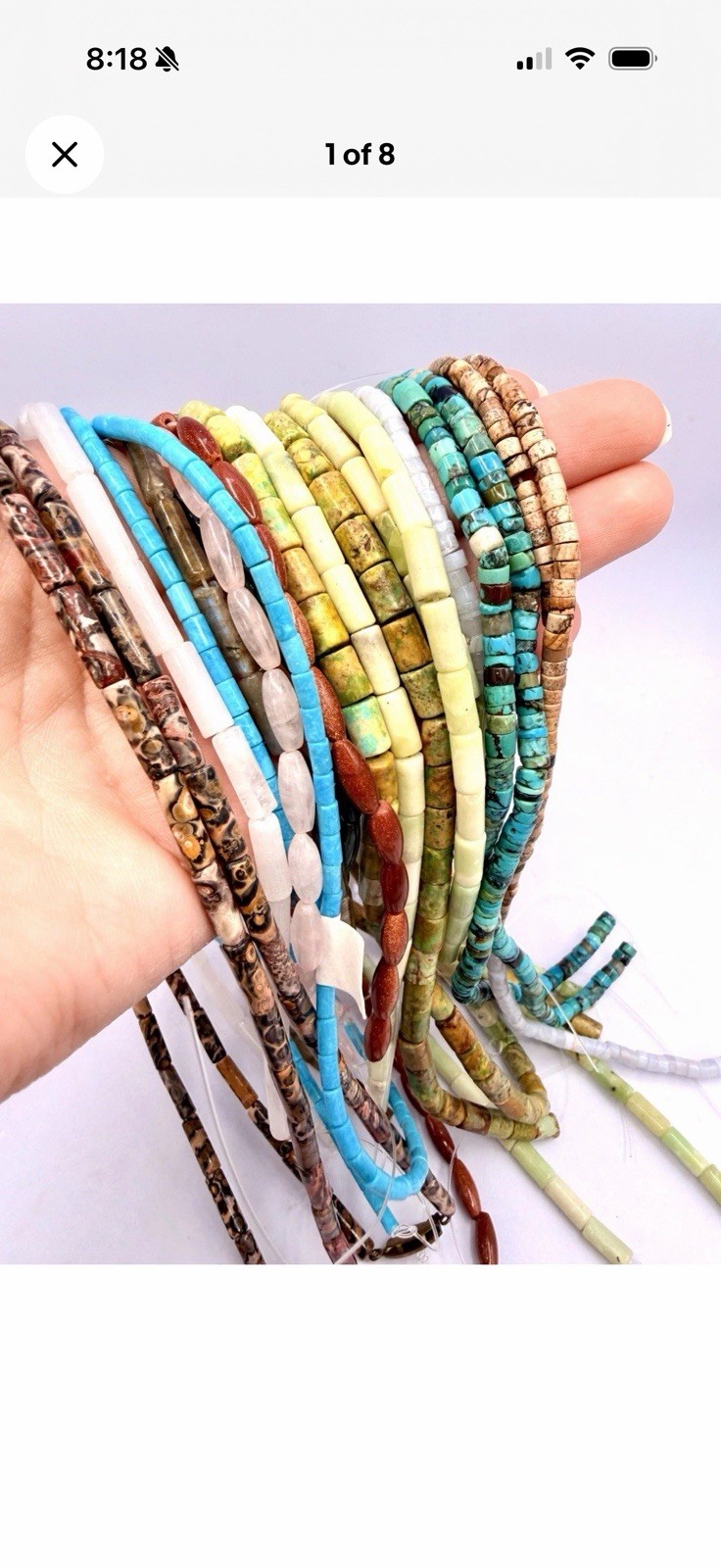 Mixed Lot Gemstone & Pearl Beads Artisan Estate Jewelry Making