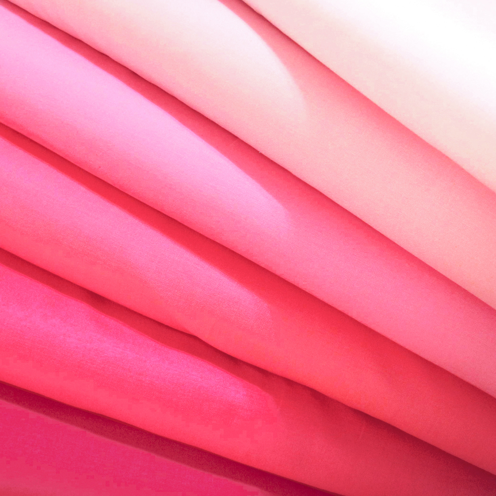ROBERT KAUFMAN “KONA COTTON SOLID” Pink tones by the 1/2 yard
