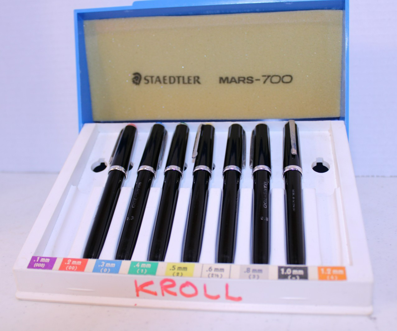 Staedtler Mars 700: 5+ Pens .2 to 1.0 mm Technical – Partial Set-Silver Ring