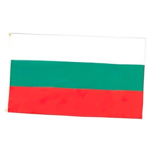 – Flag – 2×3 Ft – 100D Polyestern Banner with Two Metal 2×3 ft Bulgaria