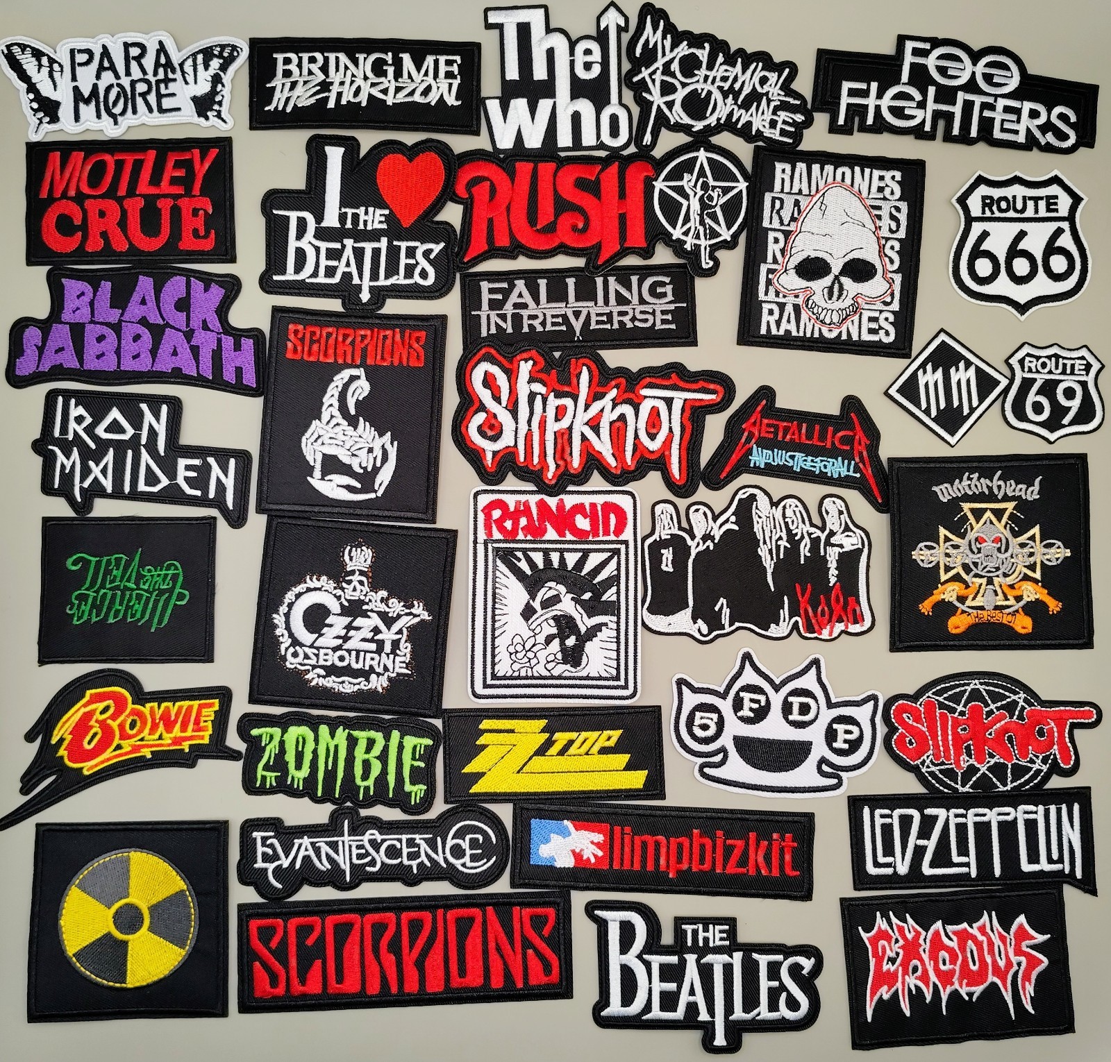 Heavy Metal Punk Rock Music Band Embroidered Patches Iron On YOU PICK -NEW ITEMS