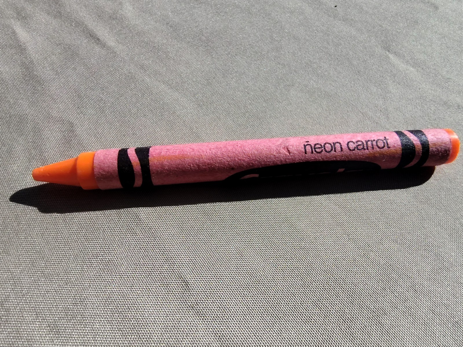 New Neon Carrot Crayola Crayon Bunny And Smith Retired Color- 1990s Rare