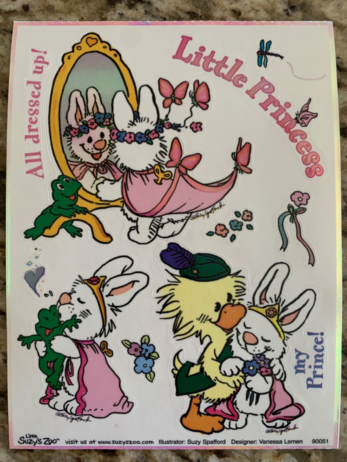 10 Suzy’s Zoo sticker sheets (lot 5)
