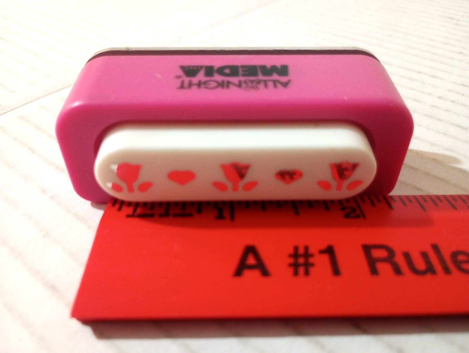 All Night Media Craft Paper Punch Floral Flowers Hearts 2″