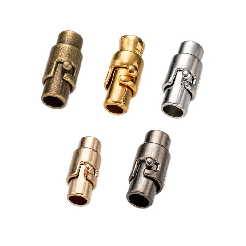 5Pcs Magnetic Clasps Connectors for Bracelet Necklace Leather Cord Closures