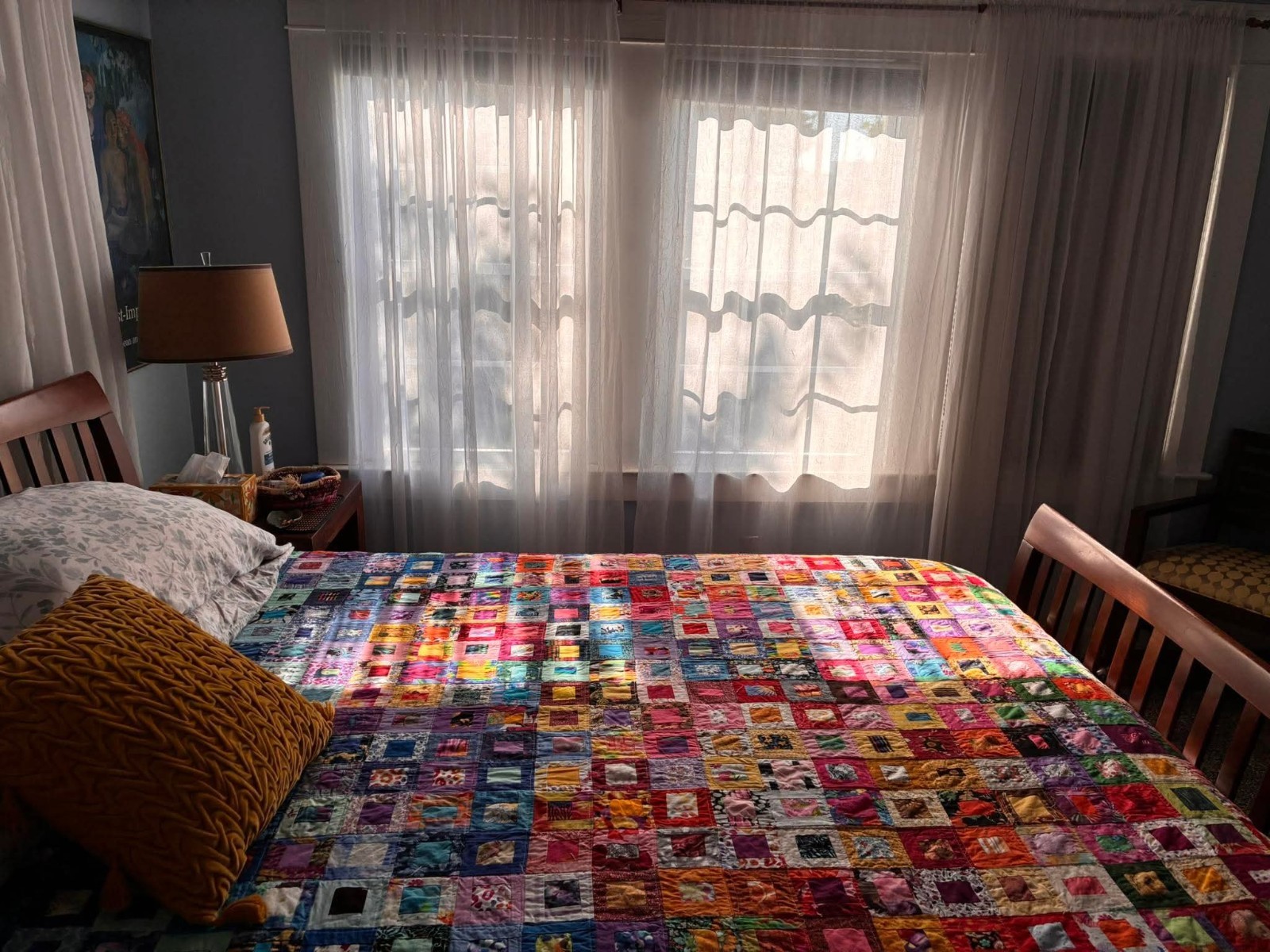 Handmade 100% Cotton Patchwork Quilt King Size