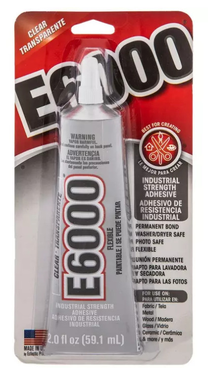 Eclectic Products E6000 Industrial Strength Adhesive New