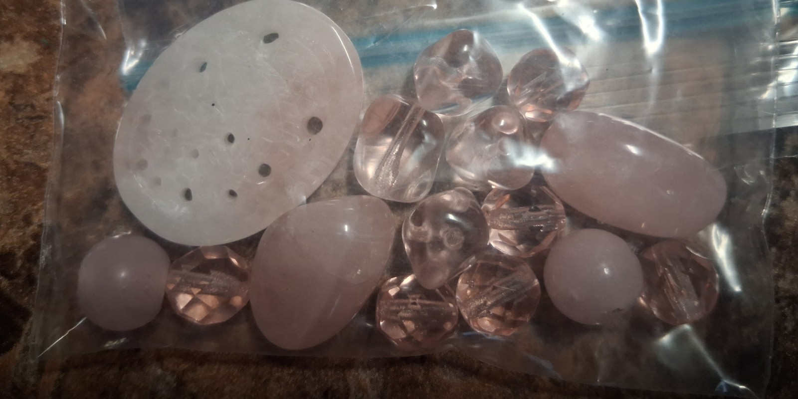 Dress It Up Bead Company Glass/semi-precious Stone Bead Mix Lot Multicolor