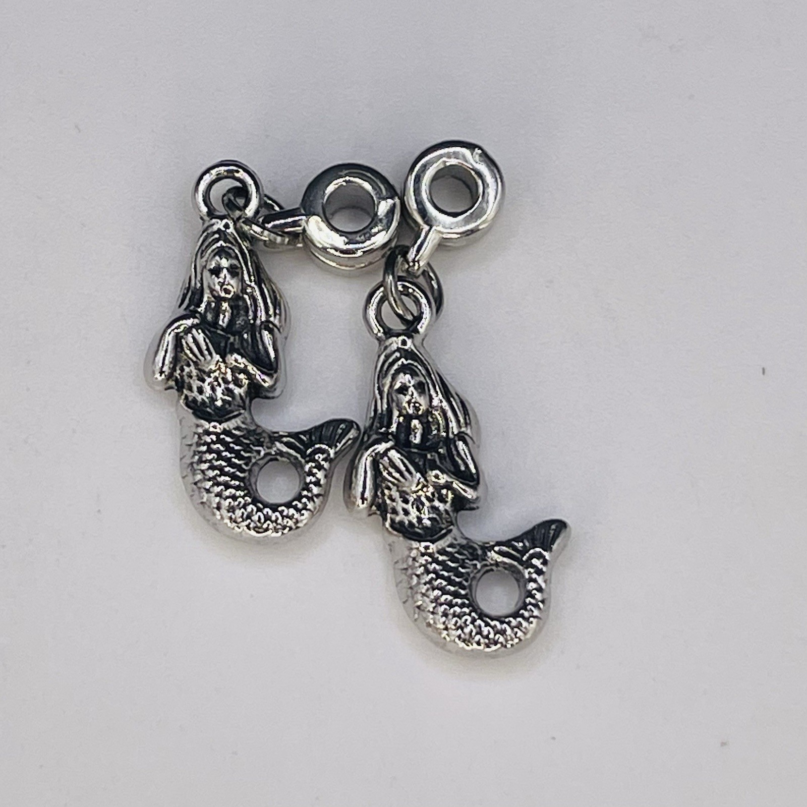 Mini Charm Lot – Mermaid Seashell Cross Heart Earring Charms Mini Bracelet Charm