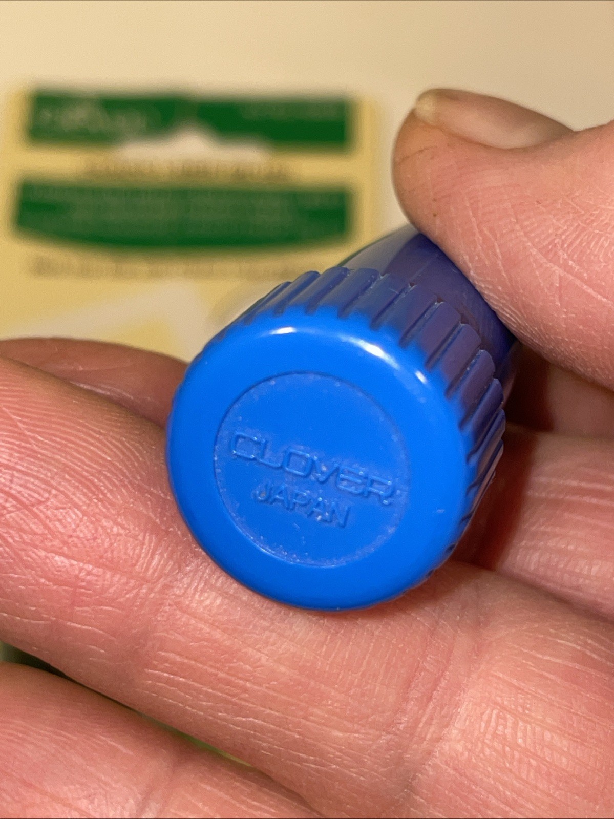 Japan, Clover Chaco Liner Pen Style Blue -Used, Refillable
