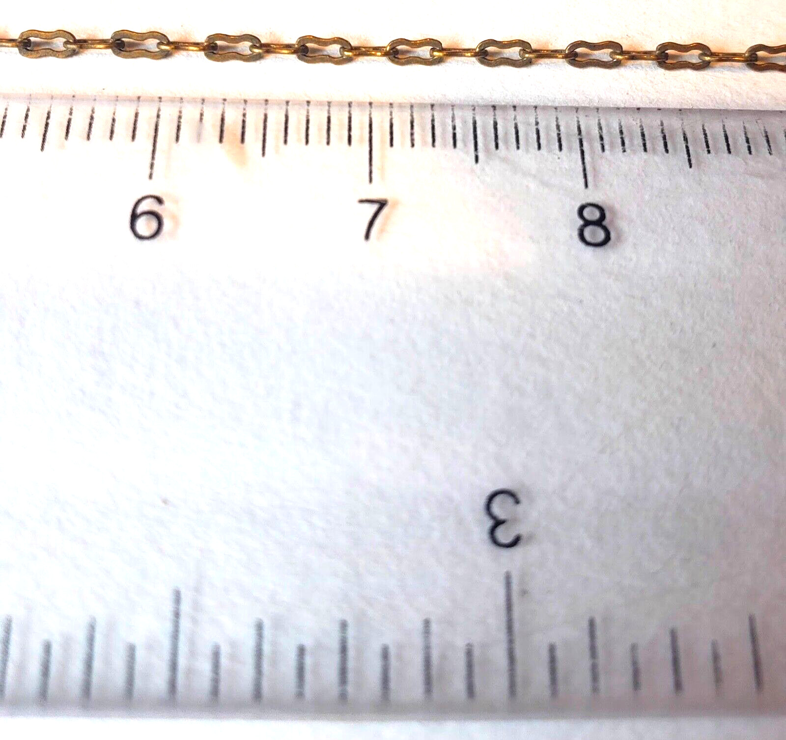 Vintage Brass Chain Jewelry Making Fine / Small Links Earrings Necklaces By Yard