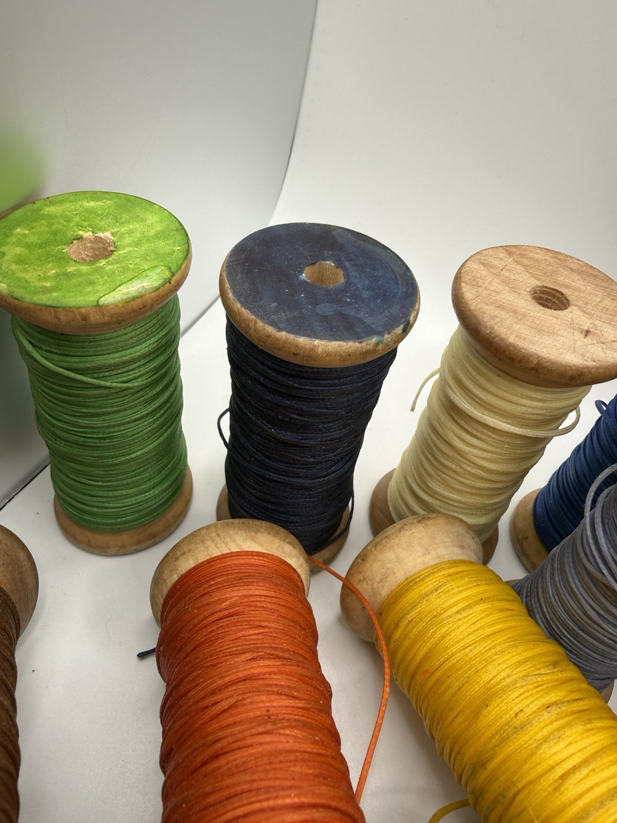 Ritza 25 Tiger Thread 1.0mm Waxed Thread Lot + Leatherworking Tools Huge Bundle
