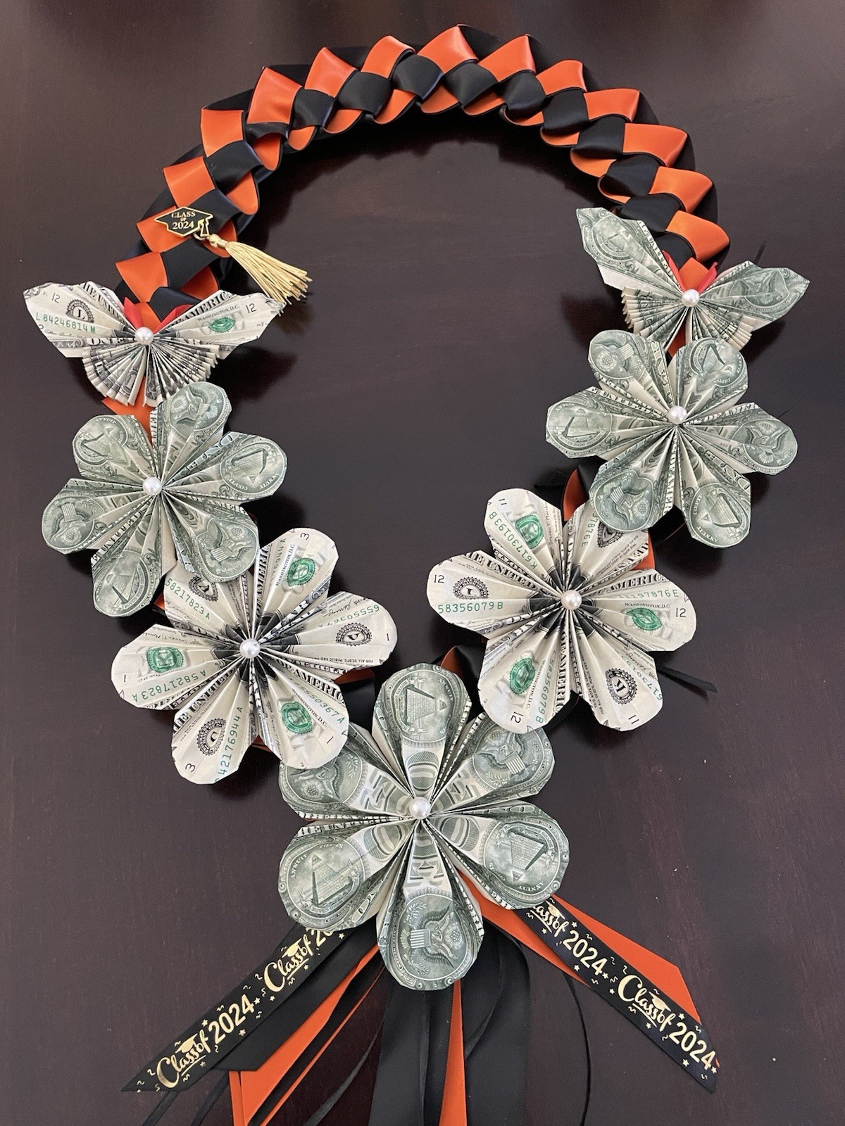 Class Of 2026 PIN AVAILABLE Hawaii Money Lei-Graduation. $19 cash Back value!