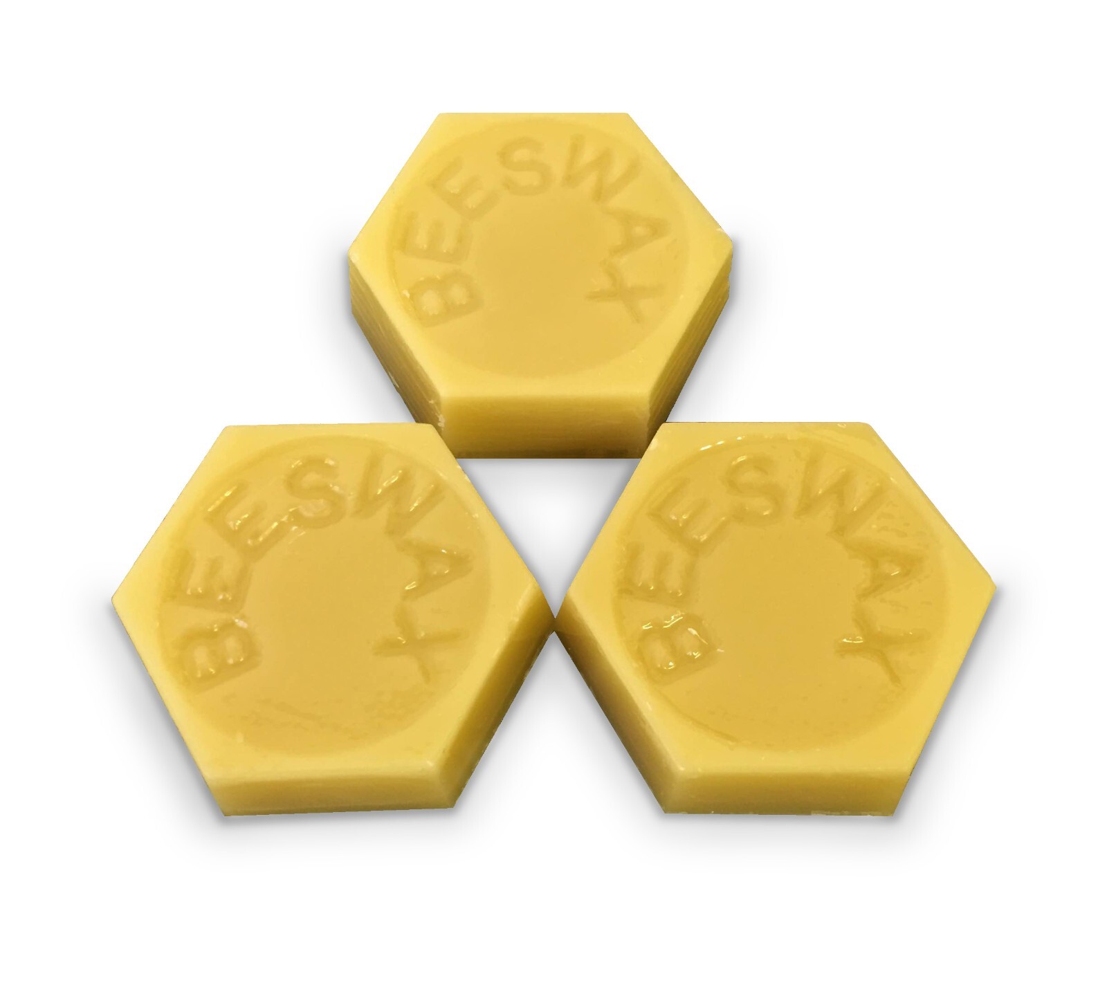 Beeswax Cakes Organic Filtered Pure Cosmetic Grade for Crafts, Makeup, Pack of 3
